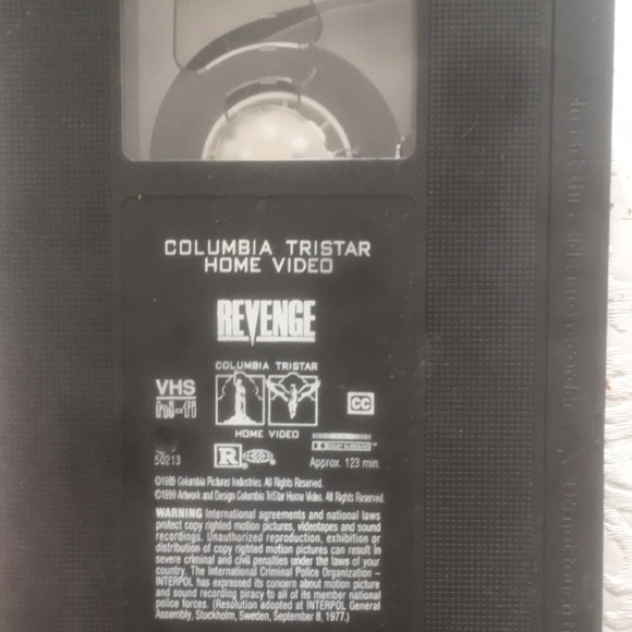 VTG. 1997 VHS Video Tapes , HEAT, REVENGE,NOSTRADAMUS. 3 Tapes - Picture 3 of 4